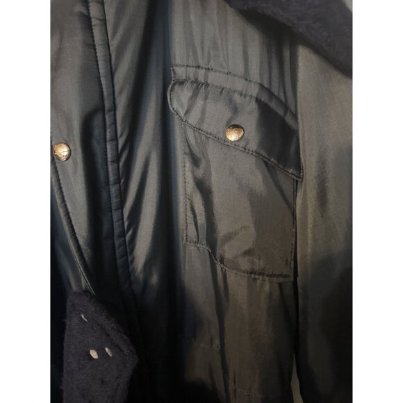 Vintage Walls Blizzard-Pruf Insulated Coveralls Large Tall  Faux Fur Collar Hood - Picture 9 of 16